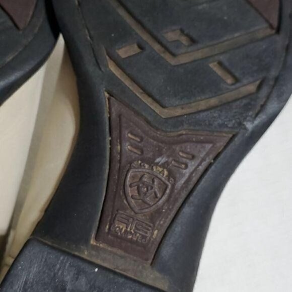 Ariat Cream Sz 8B/Euro 39M RTS Cowboy Boot - Picture 11 of 13